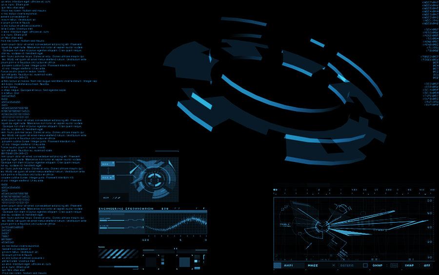 Jarvis Mainframe Wallpaper