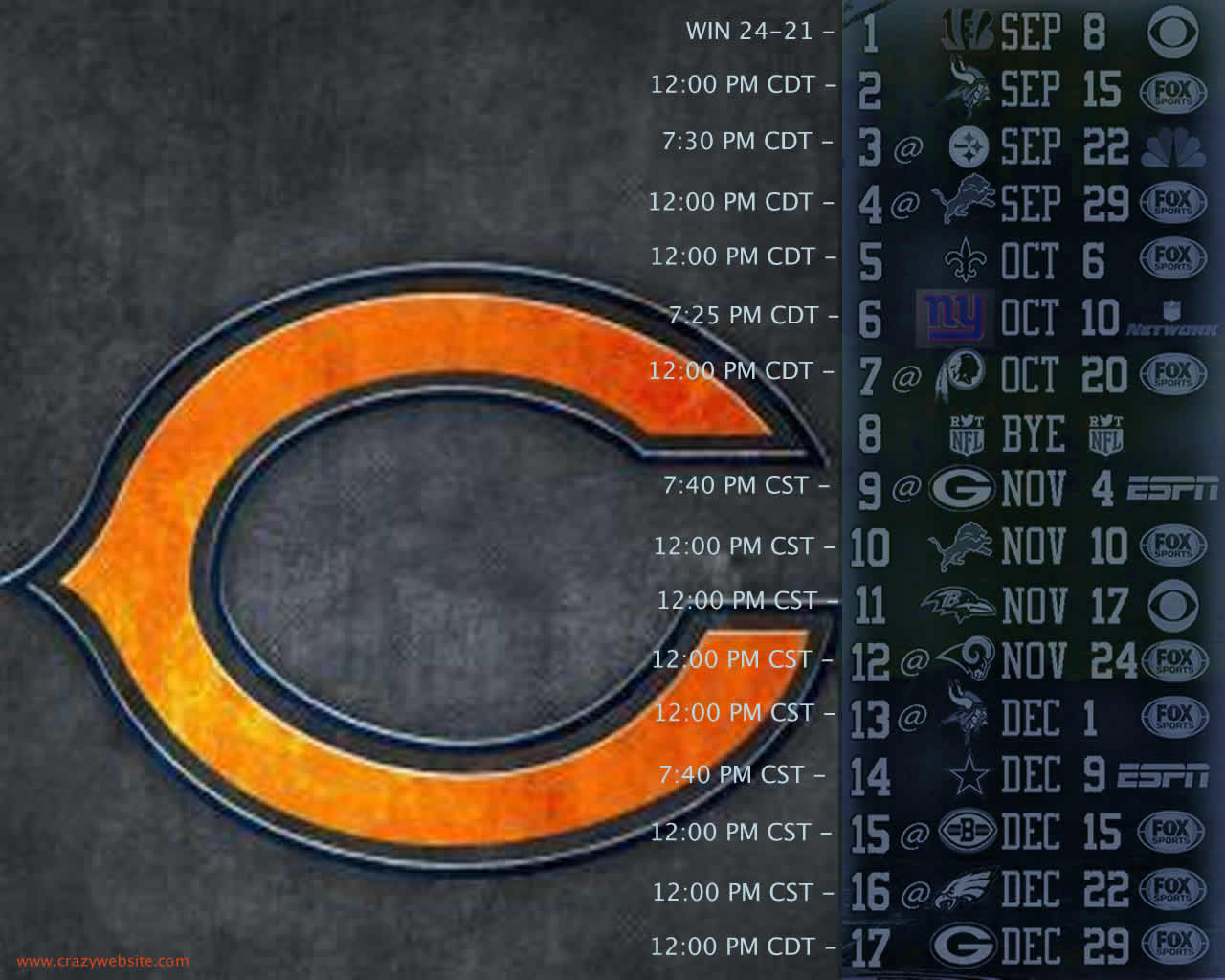 Your Favorite Nfc North Division Nfl Football Team The Chicago Bears