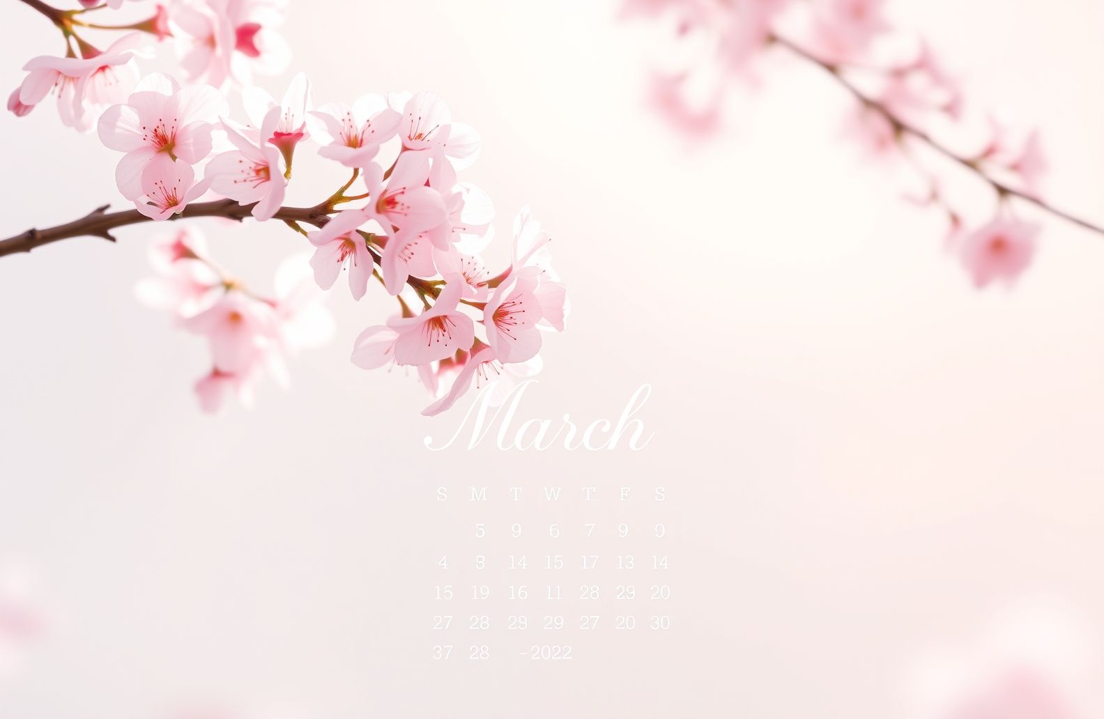 March Calendar Wallpaper