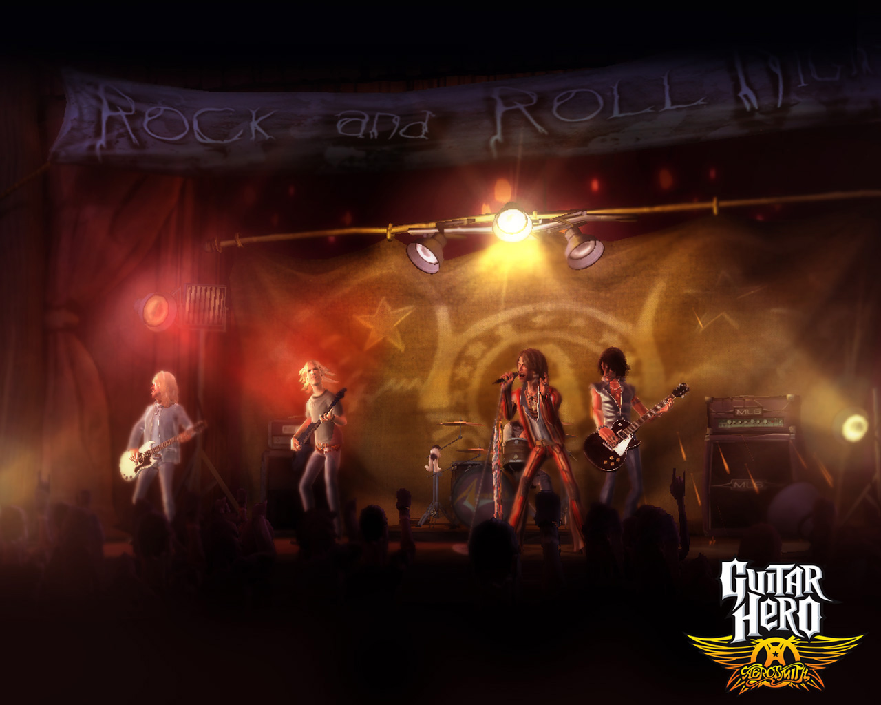 Aerosmith Desktop Wallpaper Guitar Hero