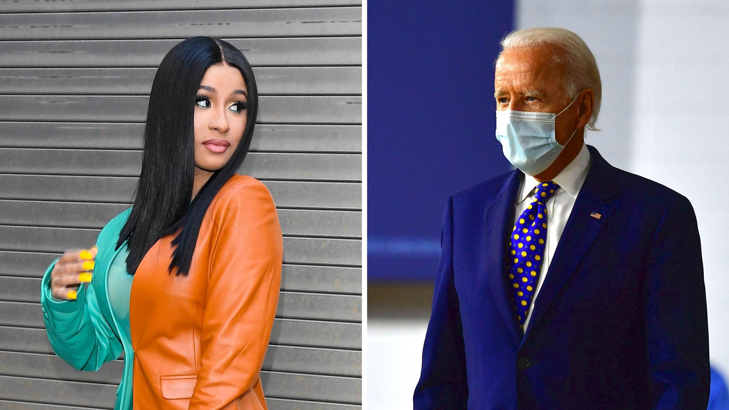 Cardi B Asked Joe Biden About College Health Care And