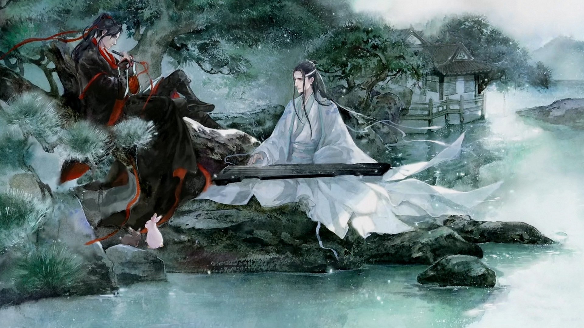 Lan Wangji Wei Wuxian HD Wallpaper Background Image