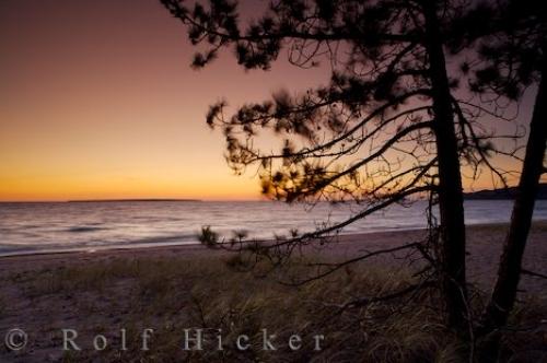 Beautiful Sunset Scenery Lake Superior Ontario Canada Fine Art Photo