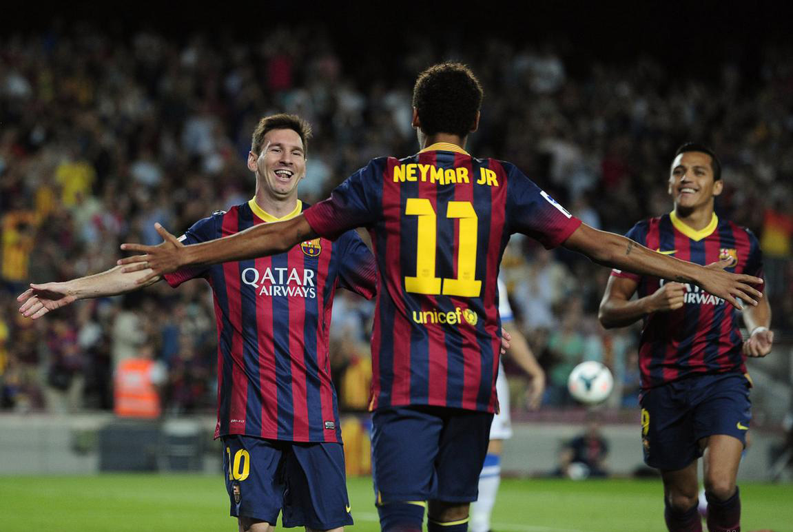 Neymar Jr And Messi Lionel Great