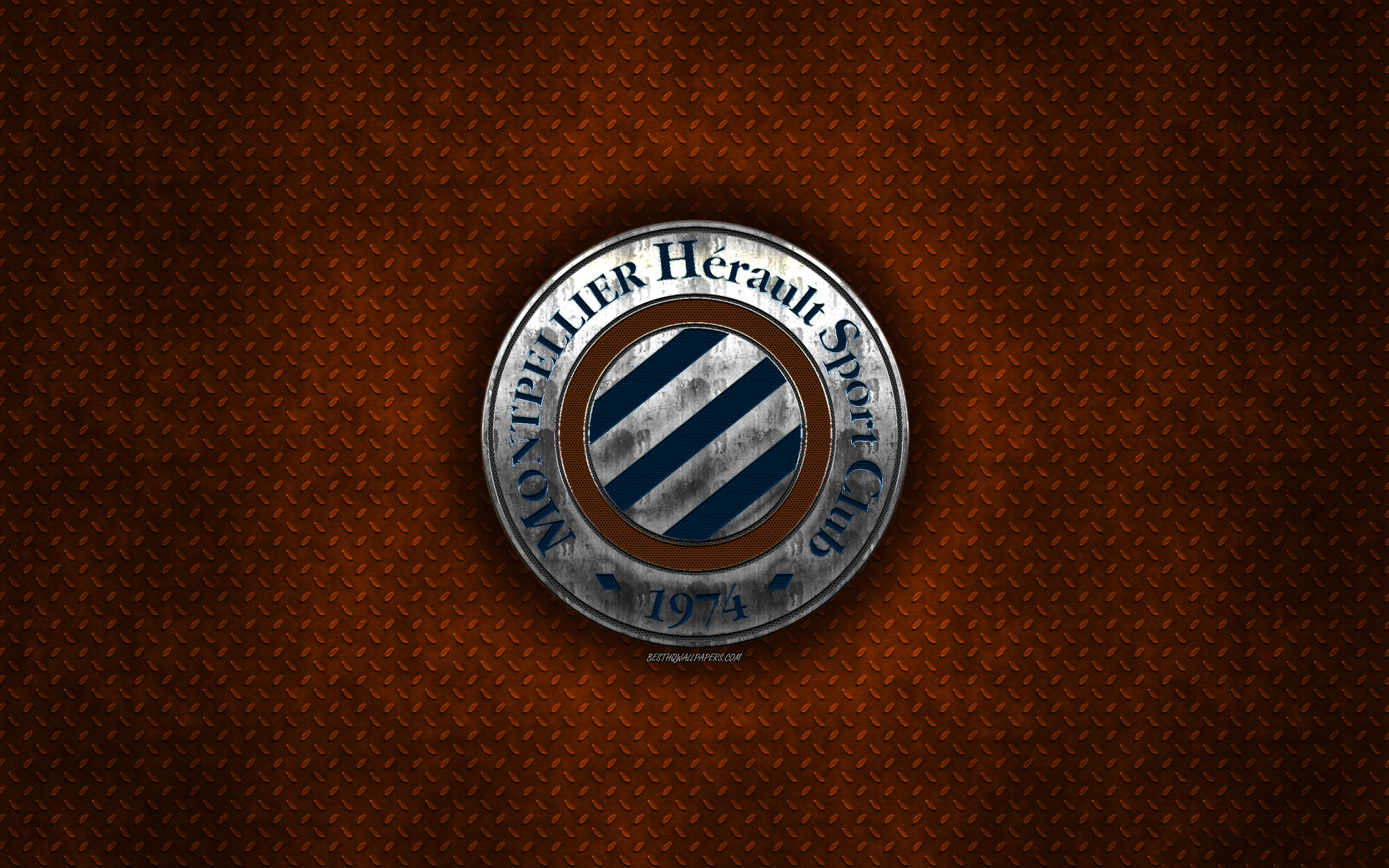 Wallpaper Hsc Montpellier French Football Club Orange