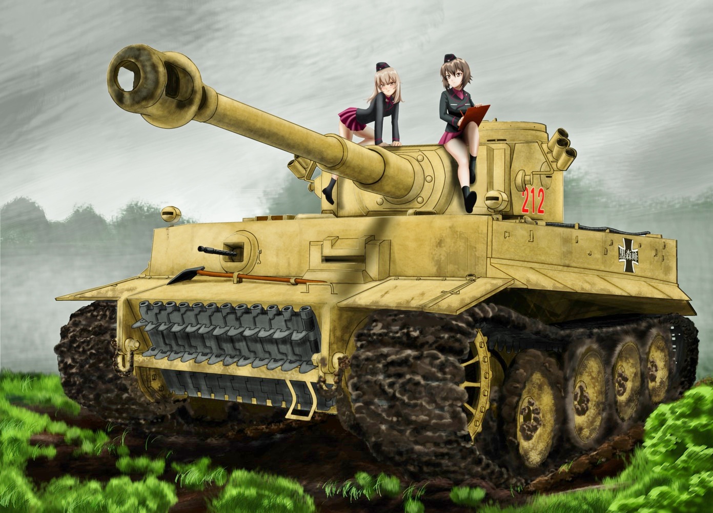 Anime   Girls Und Panzer Tank Wallpaper
