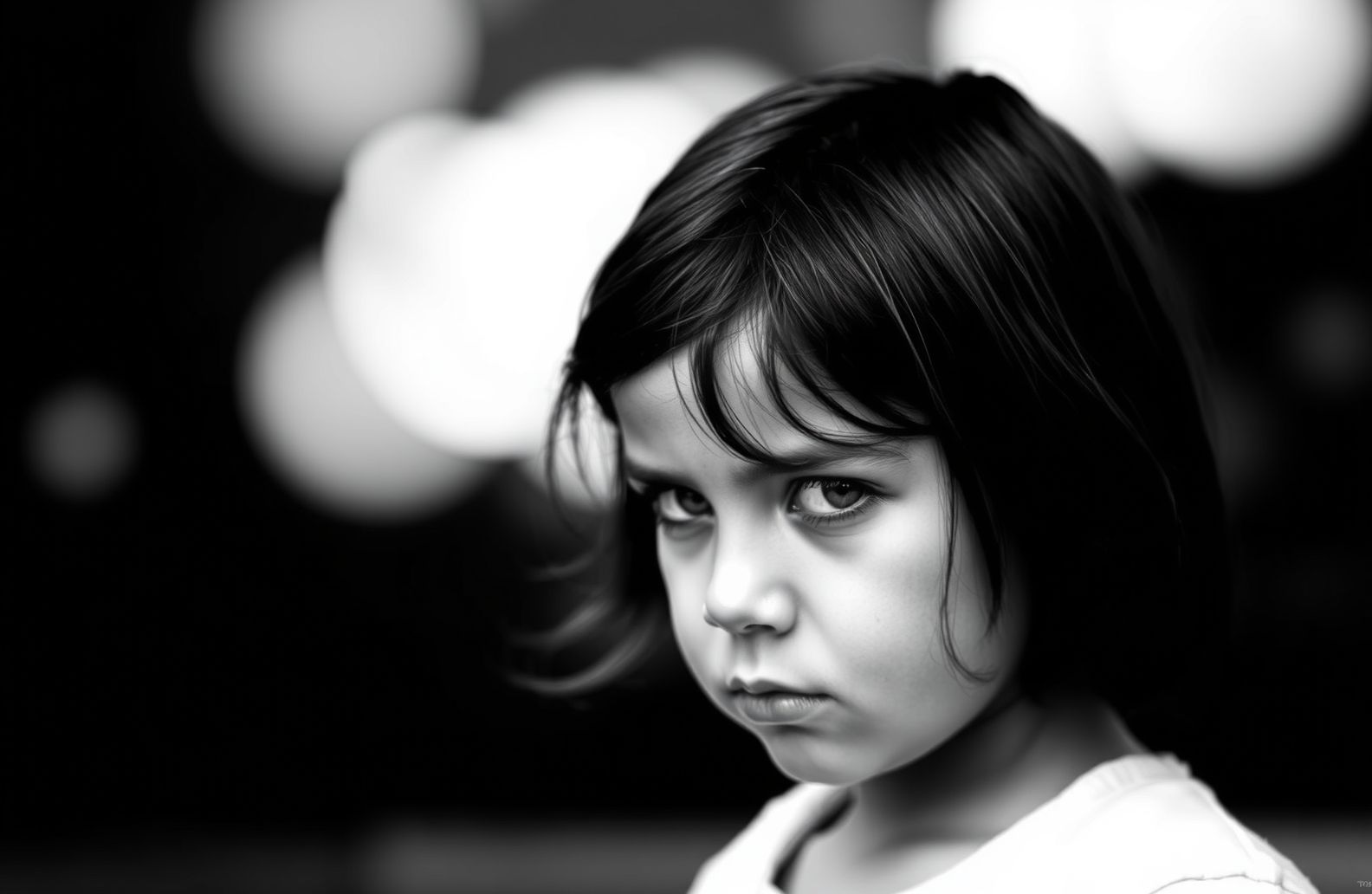 Black And White Girl Wallpaper