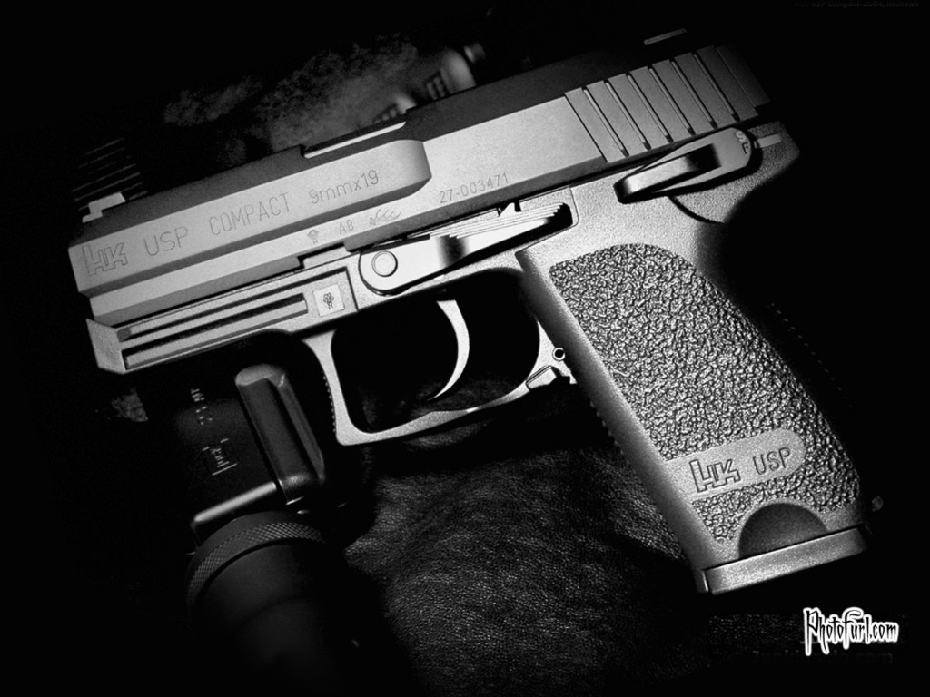 Guns Revolver And Shortgun Puter Background Wallpaper