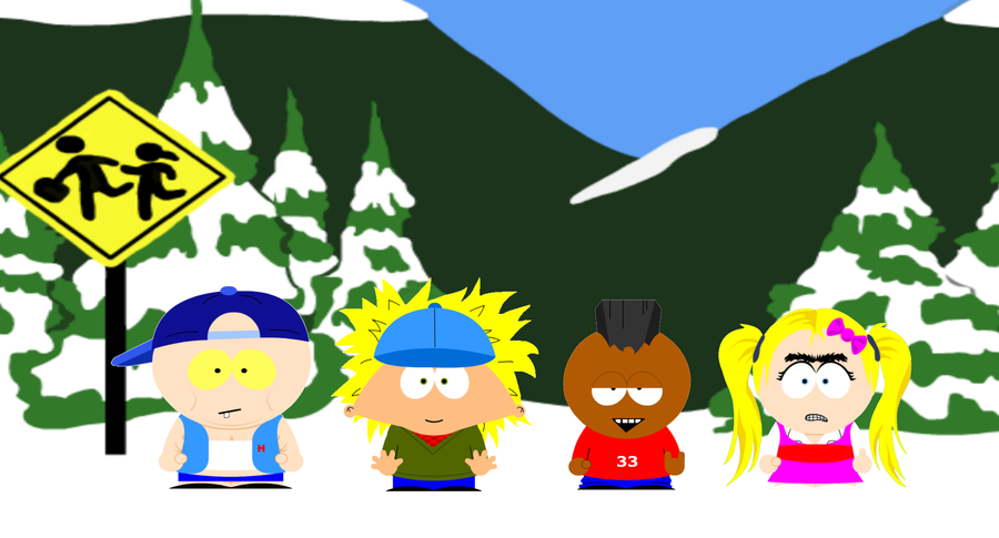 Hey Arnold in South Park by Moxrik on