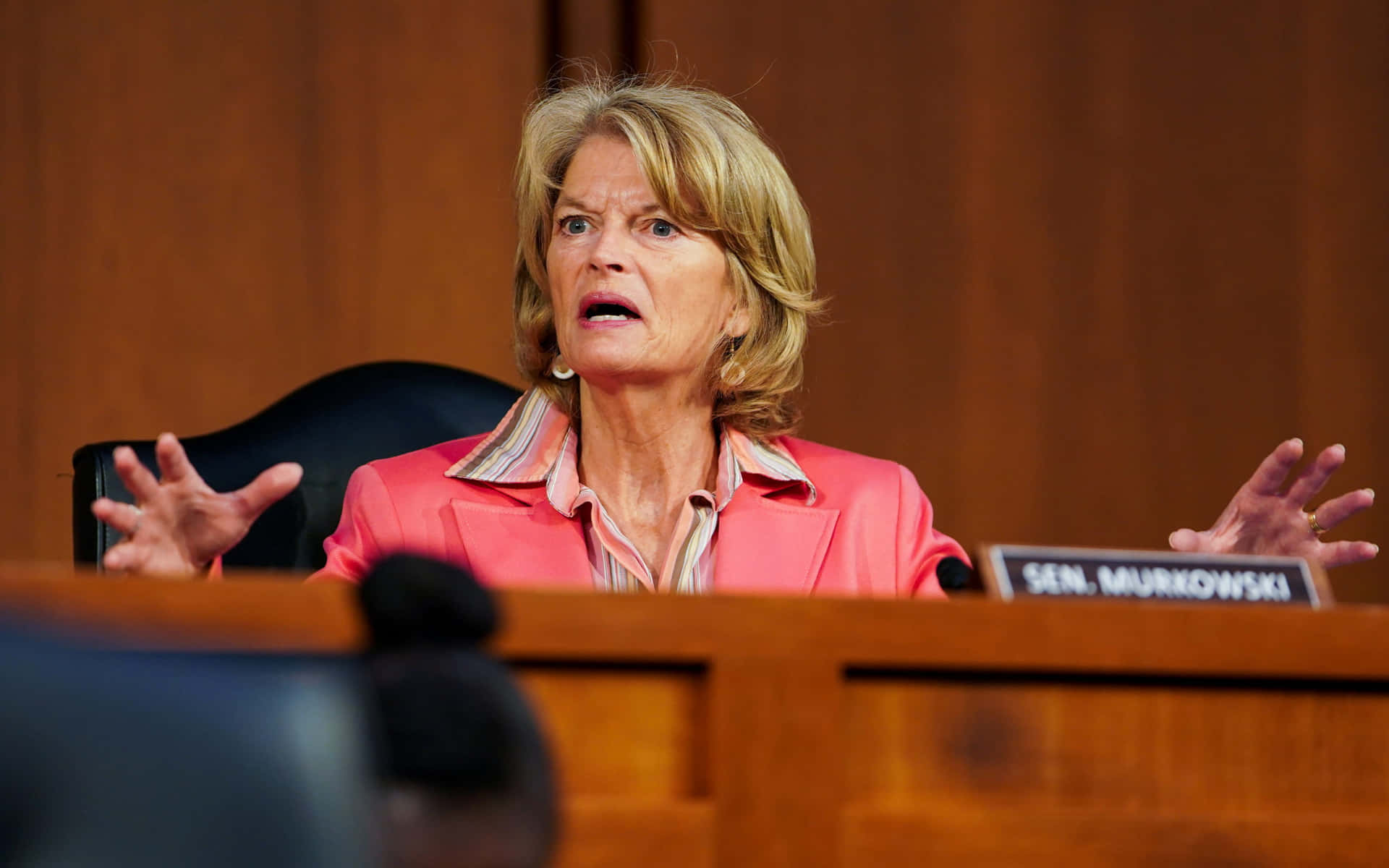 Lisa Murkowski Hands Apart Wallpaper