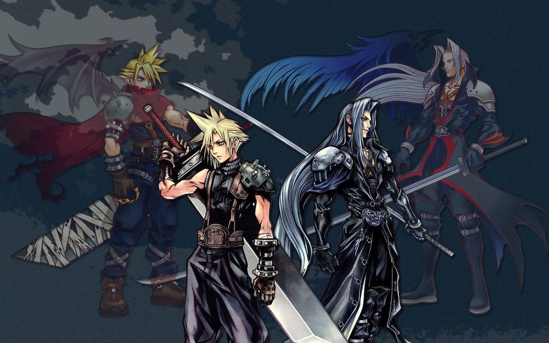 Cloud And Sephiroth Wallpaper By Axel Vampire