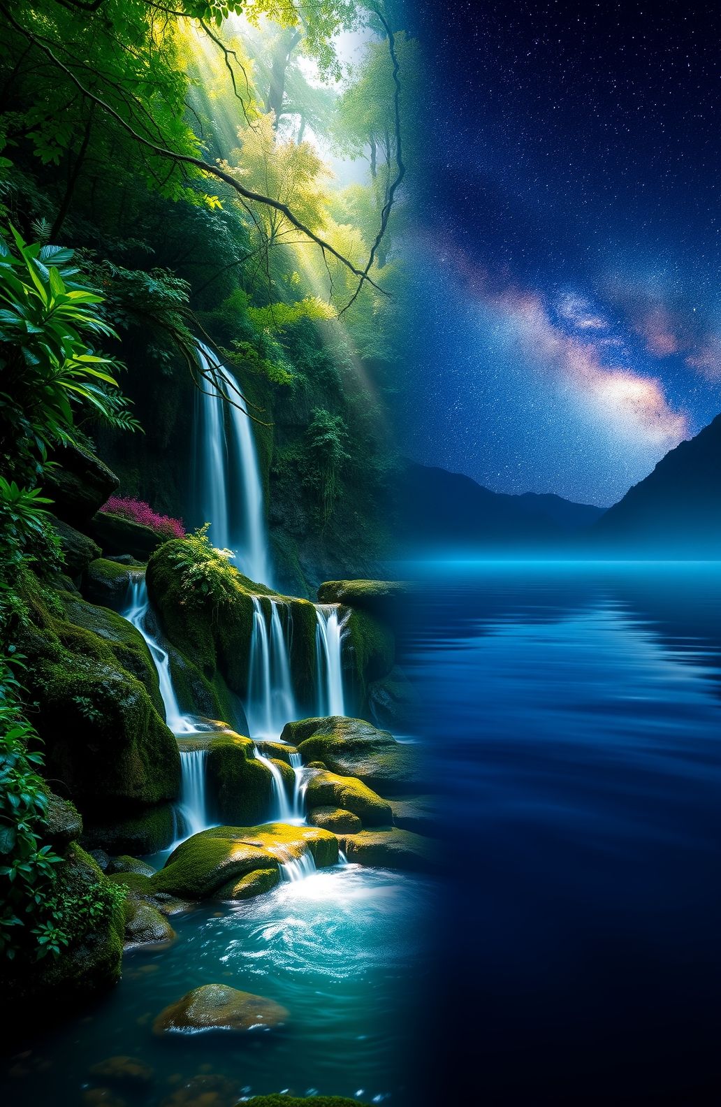 Dual Monitor Vertical Wallpaper