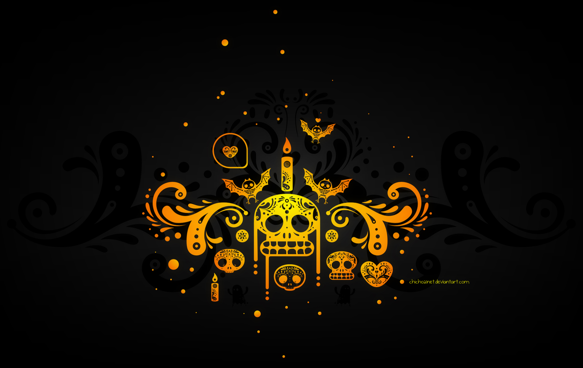 Dia De Muertos Wallpaper By Chicho21net