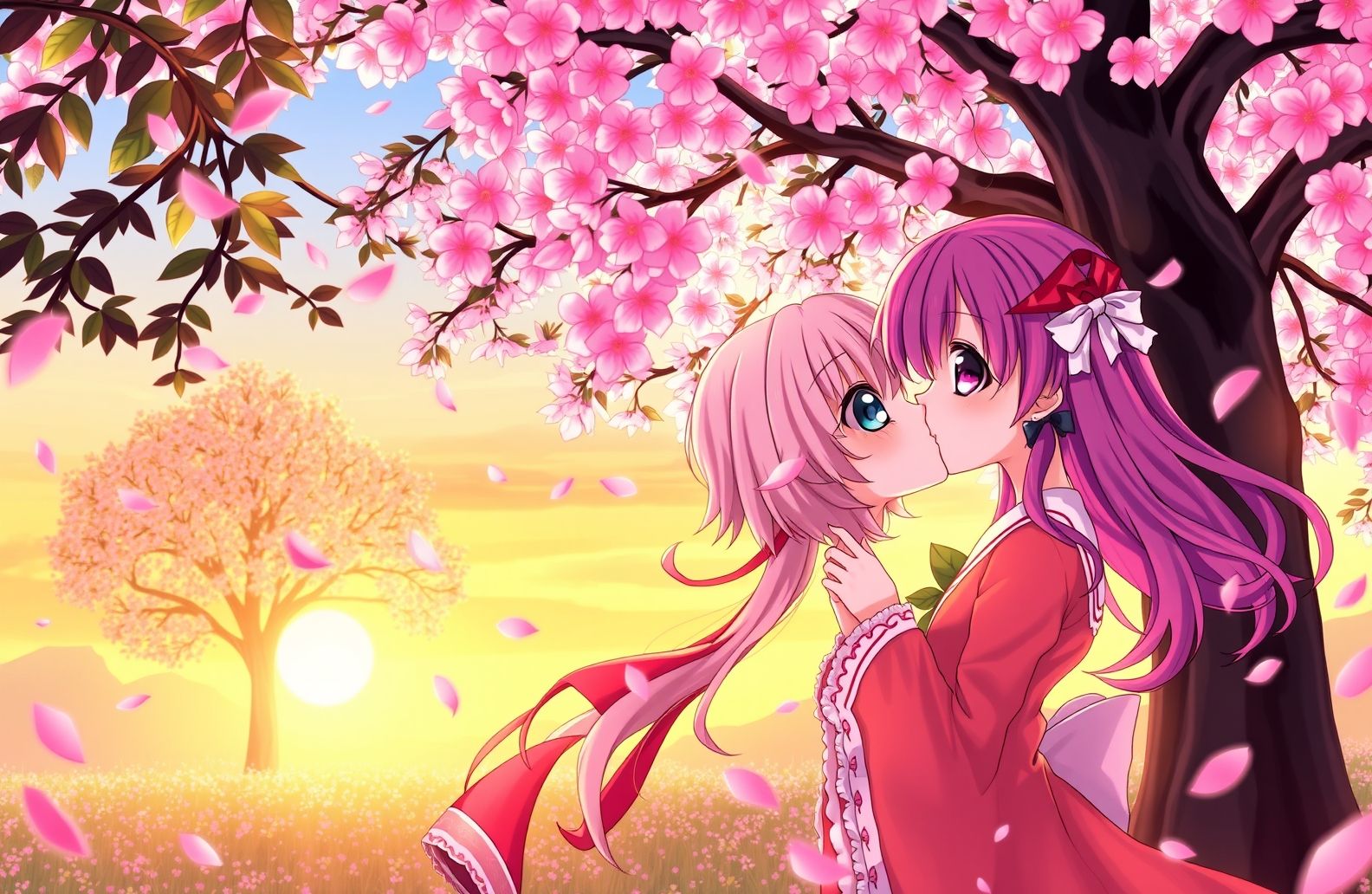 Anime Kiss Wallpaper