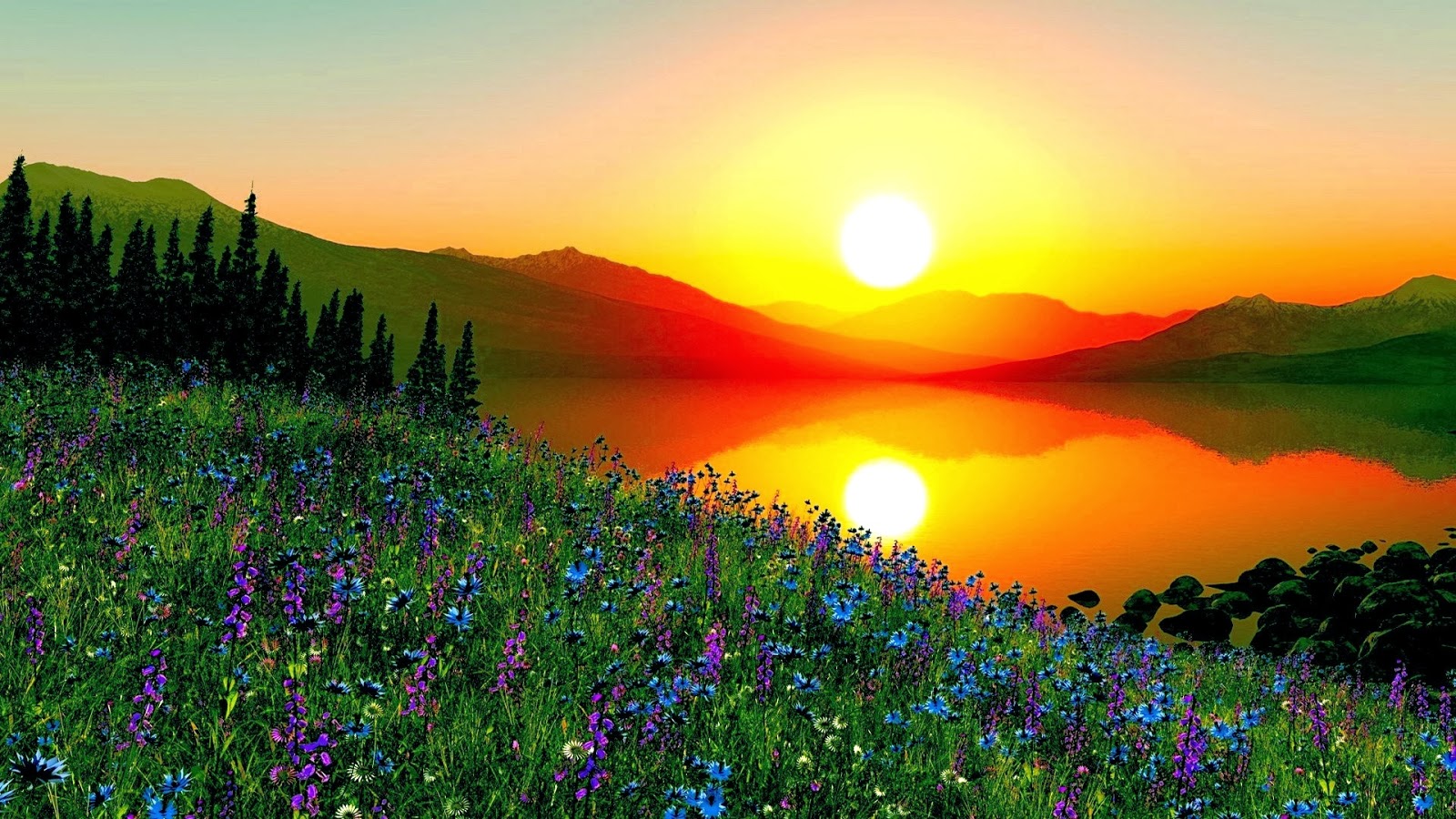 Most Beautiful Sunrise In The World Wallpaper