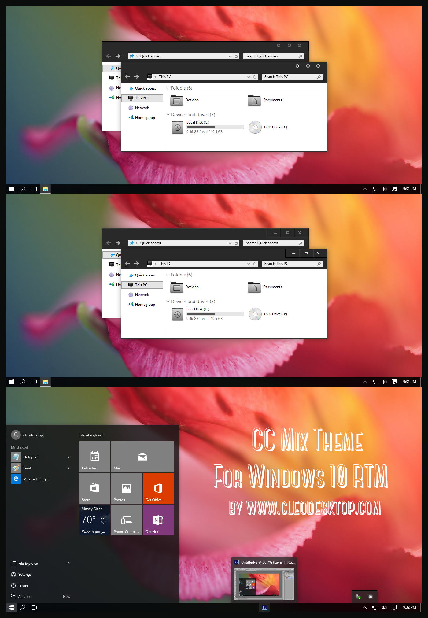 Theme Windows Rtm By Cu88 Watch Customization Skins Themes