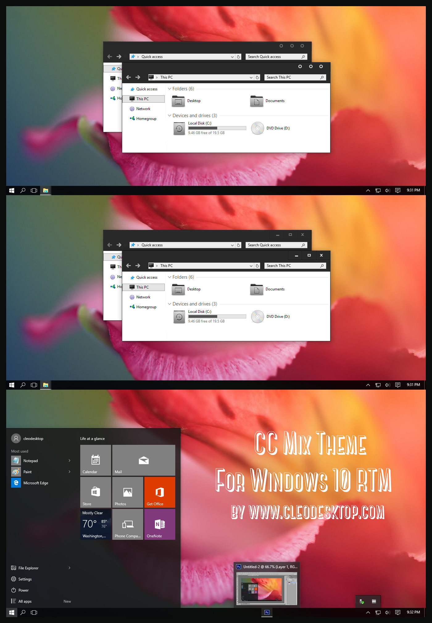 Theme Windows Rtm By cu88 Watch Customization Skins Themes