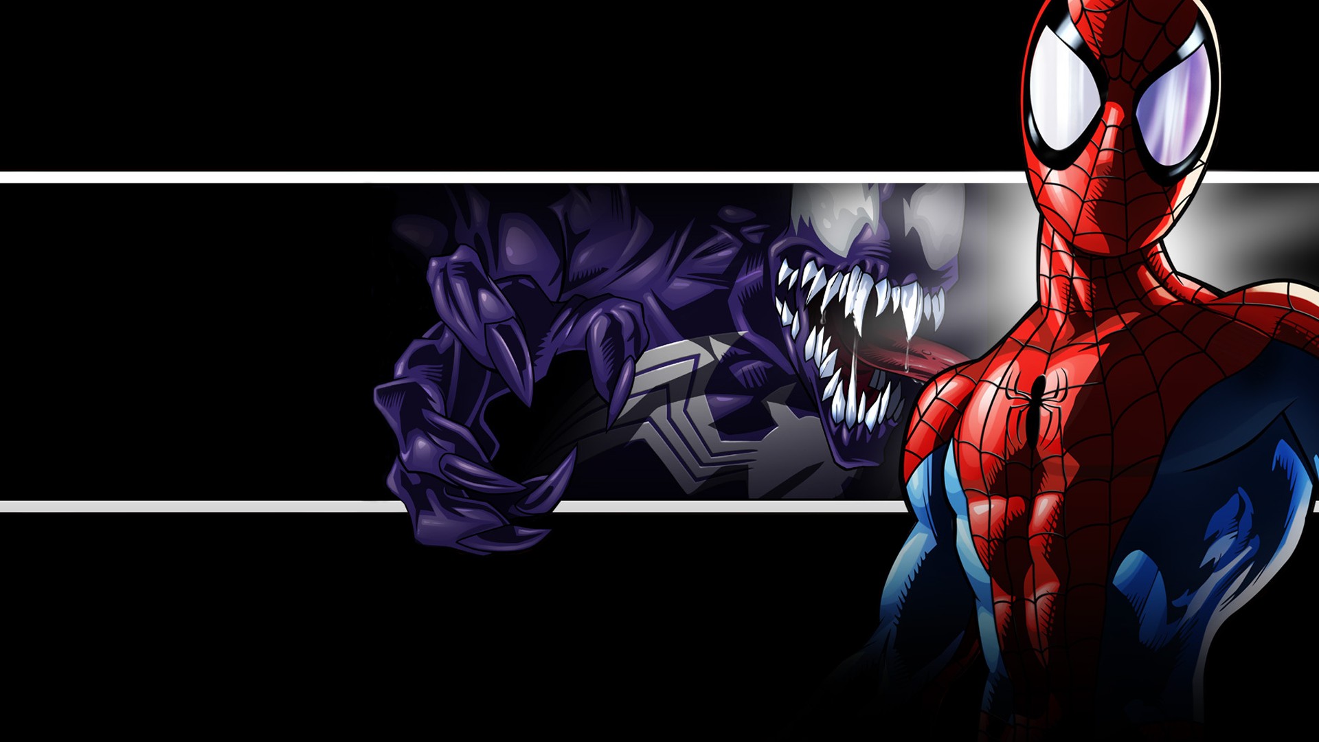 Ultimate Spider Man Spidey Venom Wallpaper HD