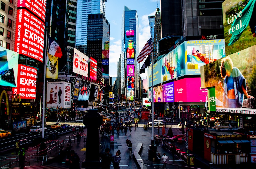 100 Times Square Pictures [Scenic Travel Photos] Download Free
