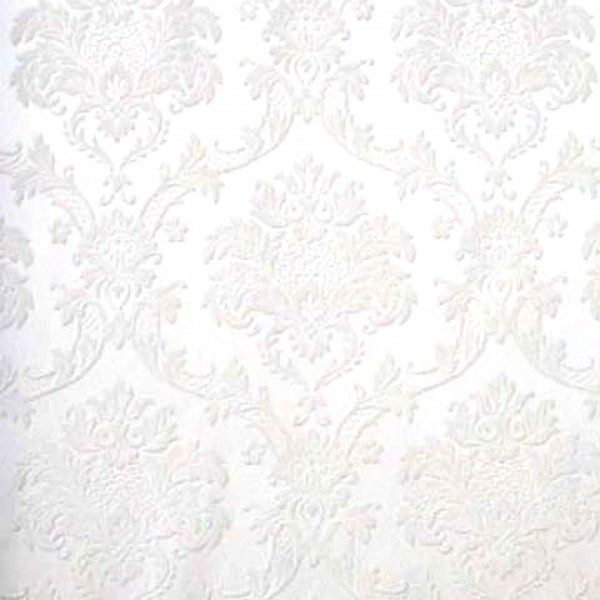 Whites Damask Wallpaper   Wallpaper Brokers Melbourne Australia 600x600