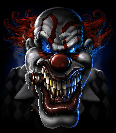 Evil Clown Image Halloween Special Techie Ger