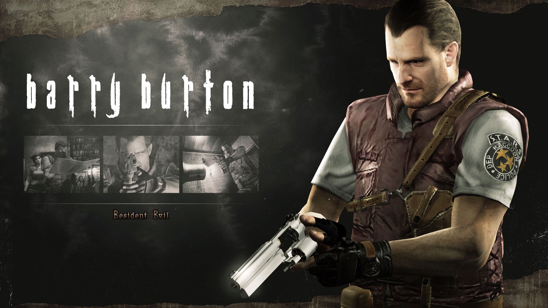 Barry Burton From The Game Resident Evil HD Remaster Wallpaper And
