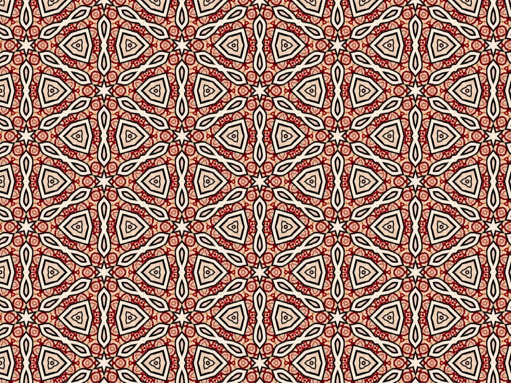 Set Mm19 Red Cream Tapestry Five Different Background Patterns