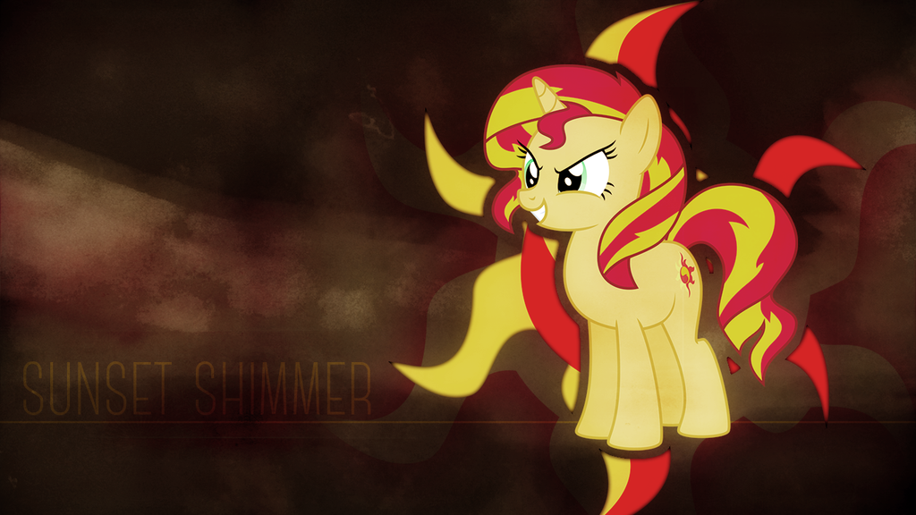 Wallpaper Sunset Shimmer By Madblackie
