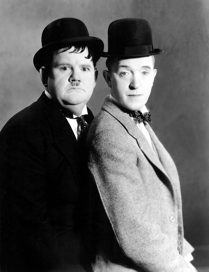 Oliver Hardy Stan Laurel Photograph By Everett