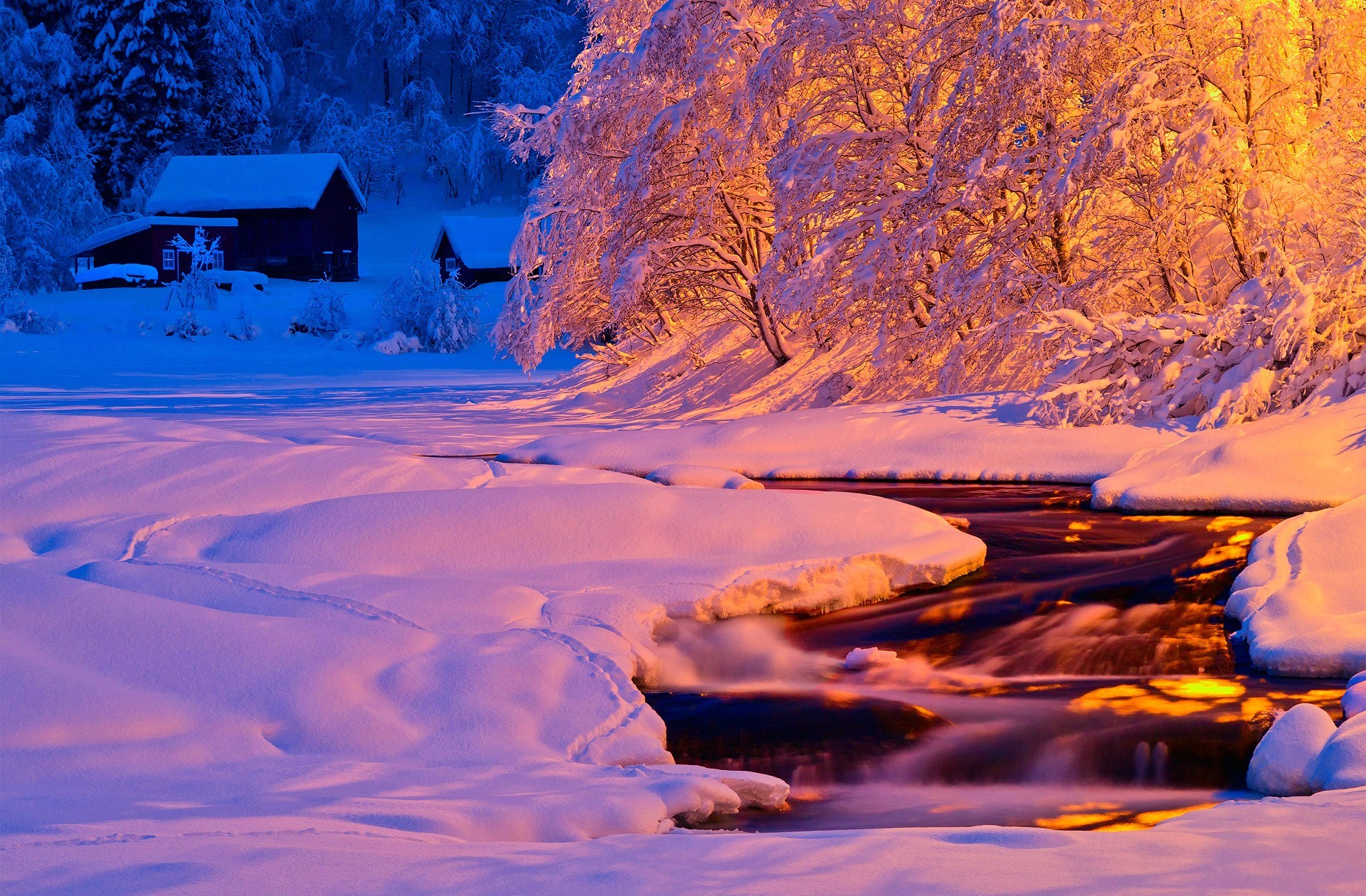 🔥 [40+] Winter Sunset Hd Wallpaper | Wallpapersafari