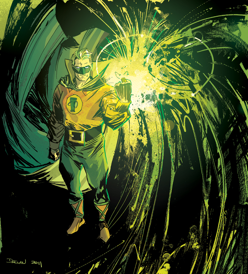 Green Lantern Alan Scott By Deshalvey