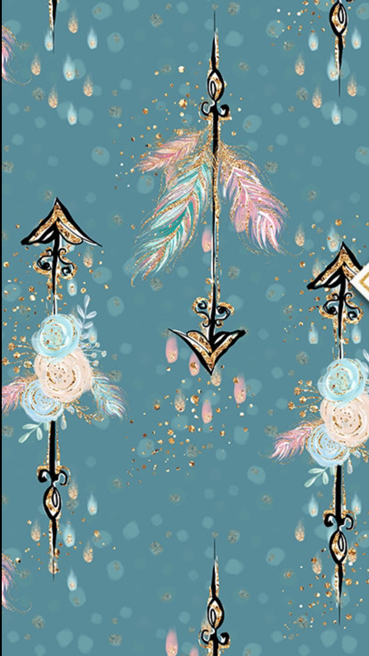 Arrow Feathers Flowers S P Misc In Wallpaper