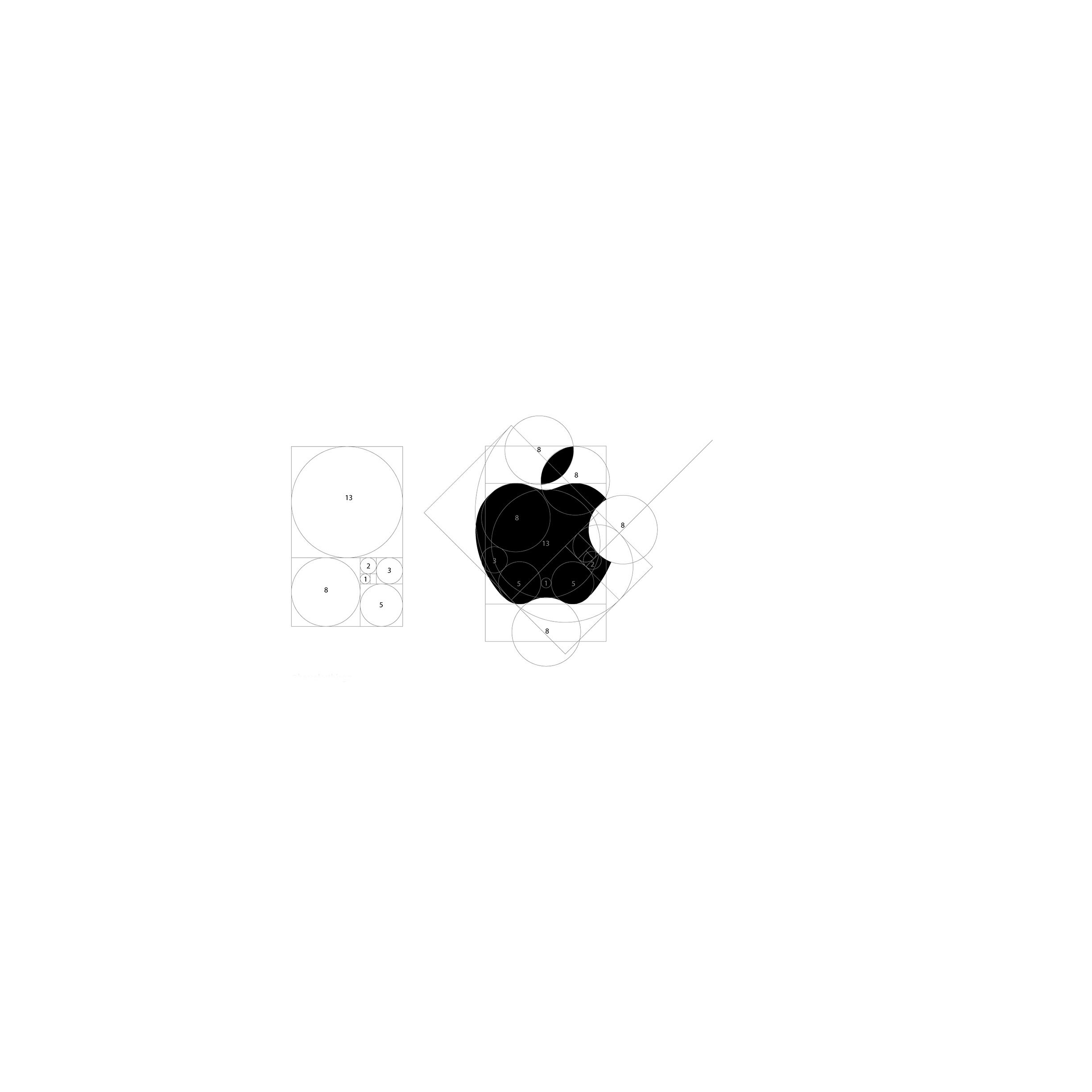 Ios7 Apple Golden Ratio Parallax HD iPhone iPad Wallpaper