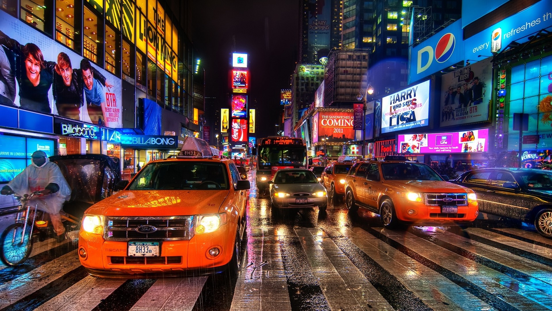 New York City Street HD Wallpaper