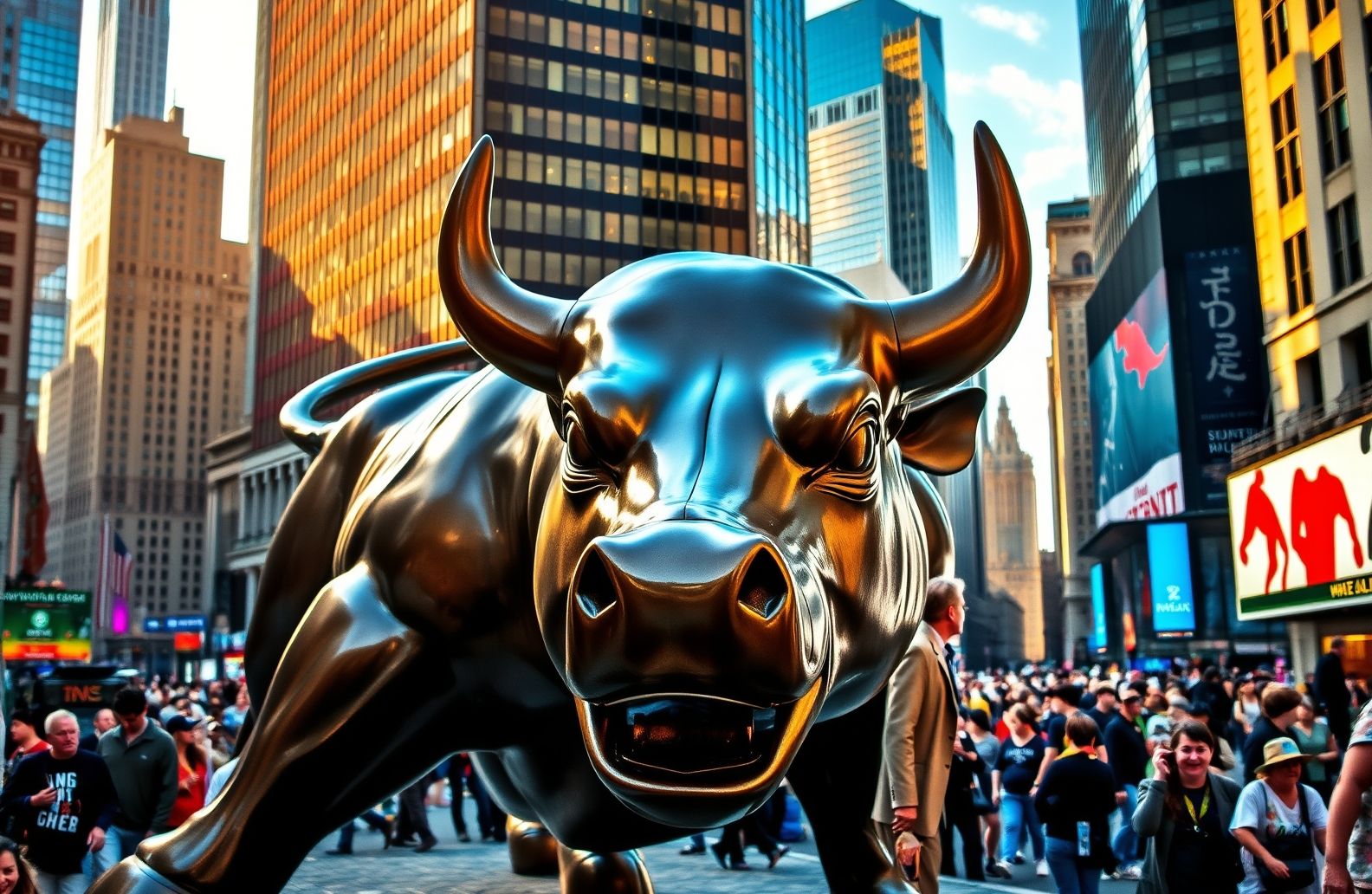 Wall Street Bull Wallpaper