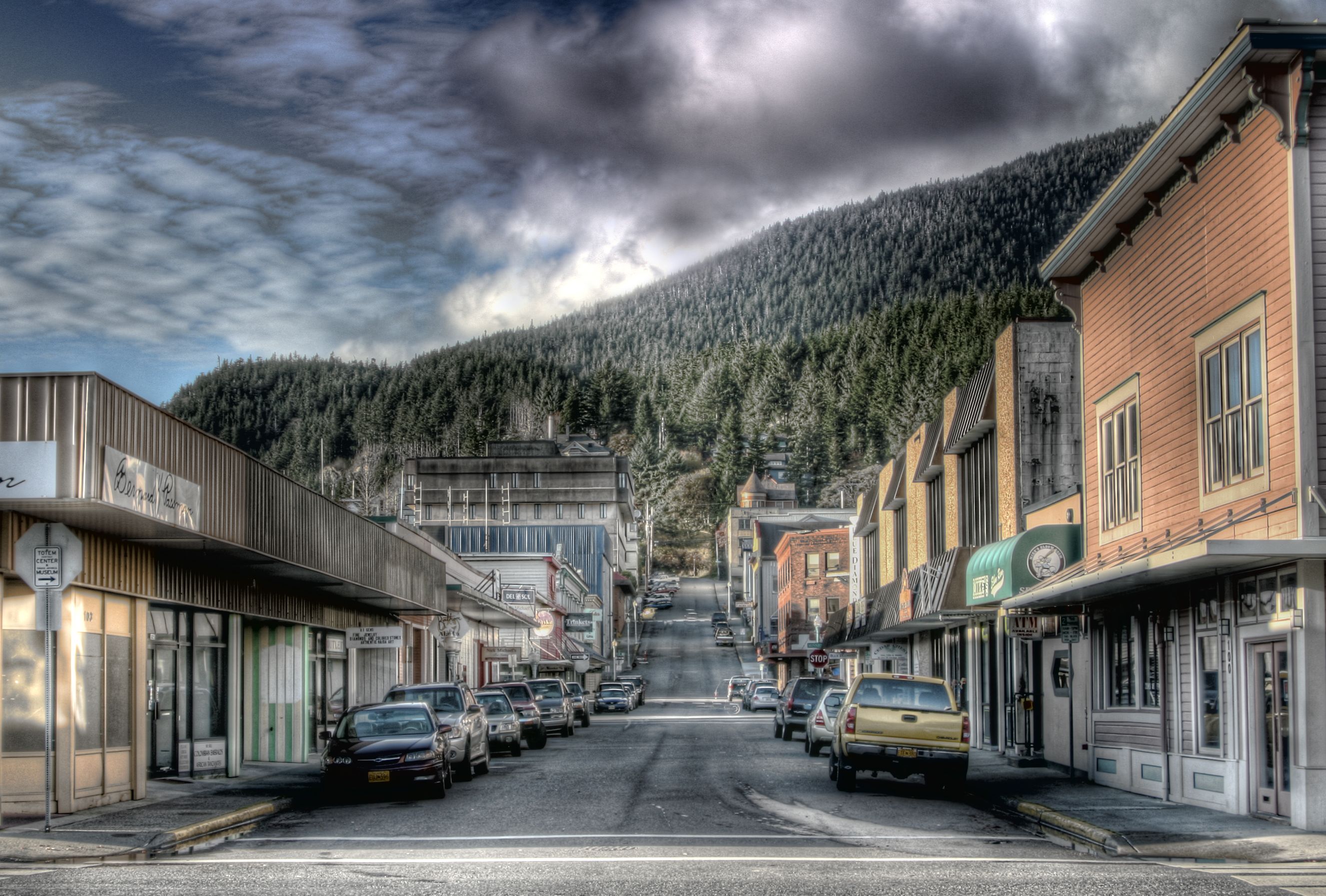 Downtown HDr Photography Pictures Ketchikan