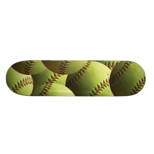 Softball Background For iPhone Yellow Wallpaper