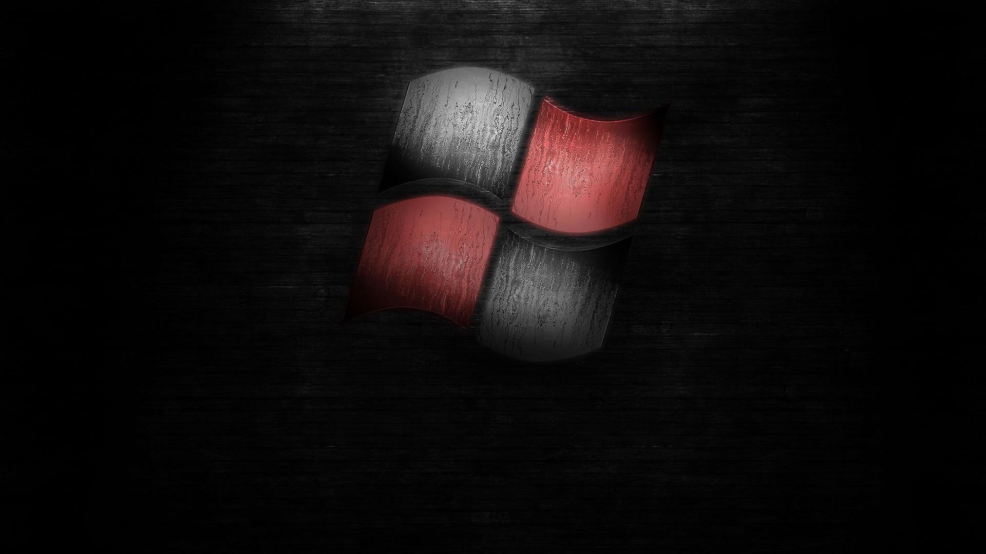 Background Dark Windows Wallpaper Desktop Logo Image