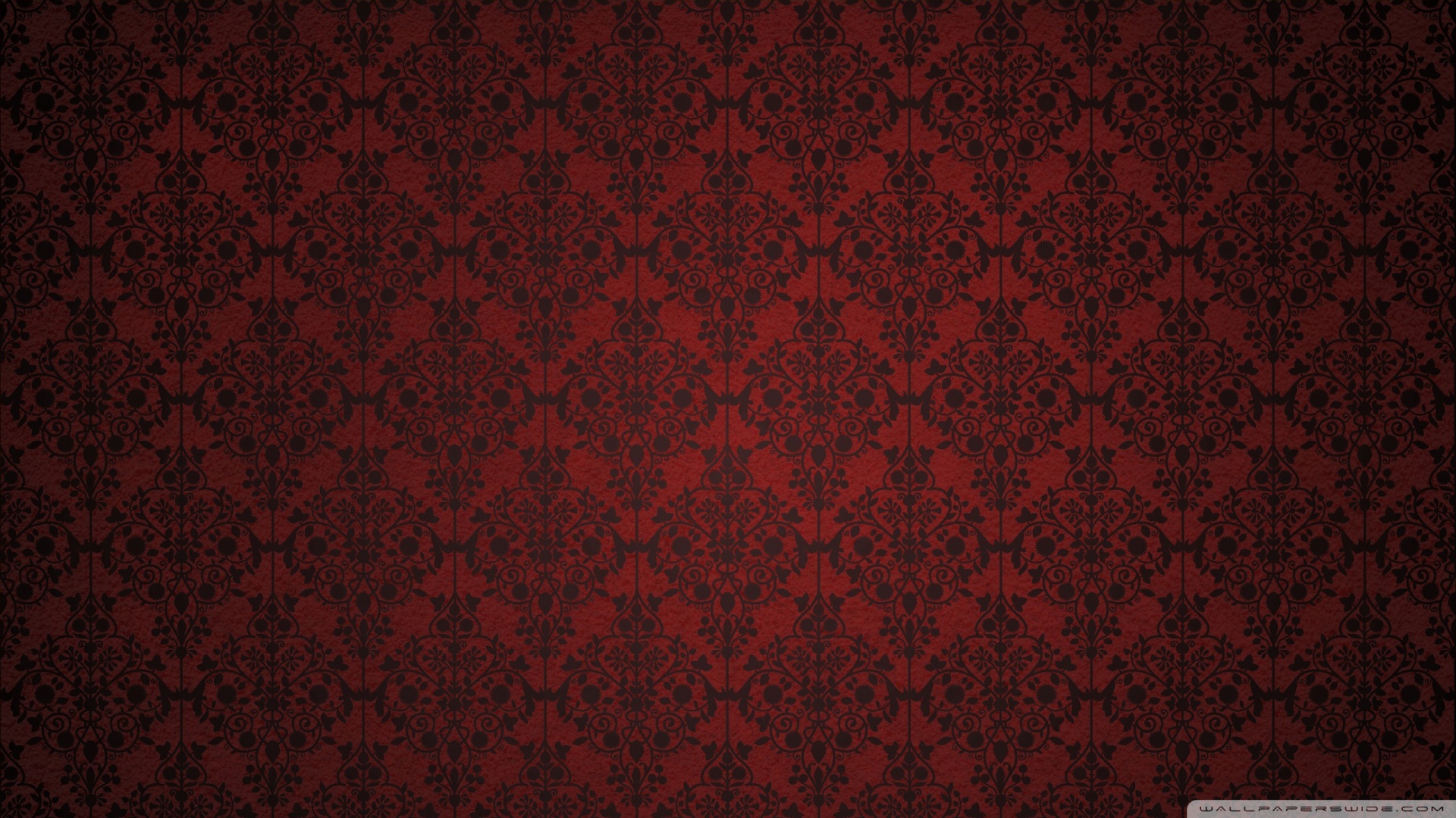 Red Damask Wallpaper