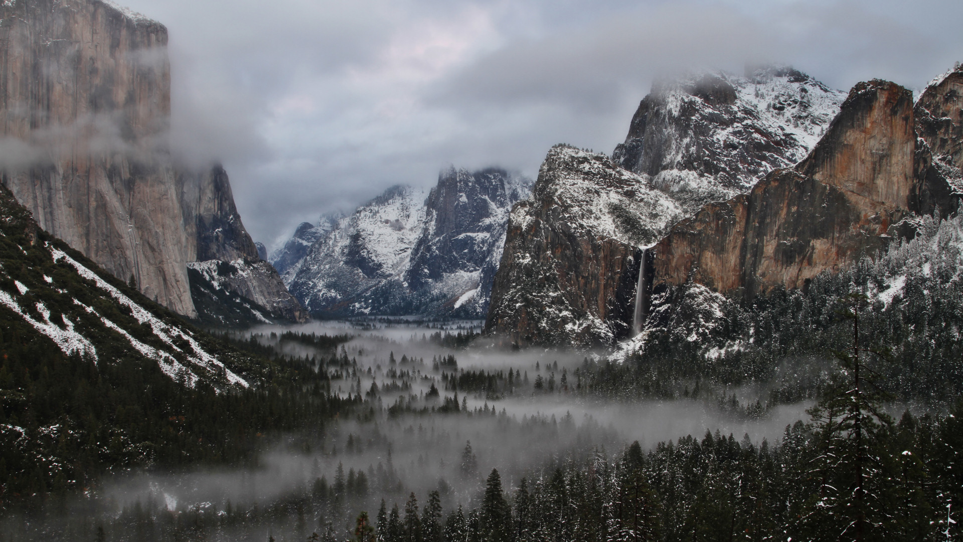 Yosemite Wallpaper Valley In Winter