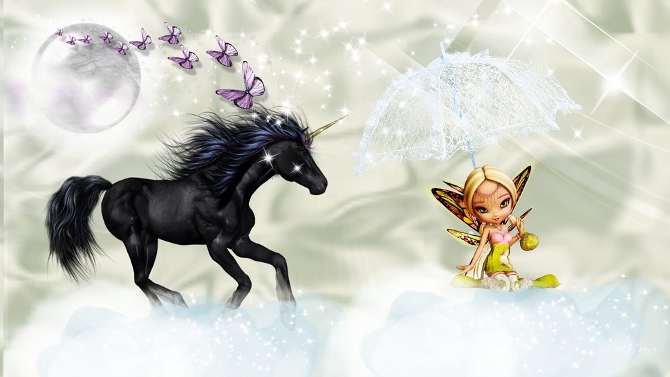 Unicorn Fairy Dream Wallpaper