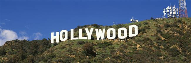 Hollywood Hills Wallpaper Sign At