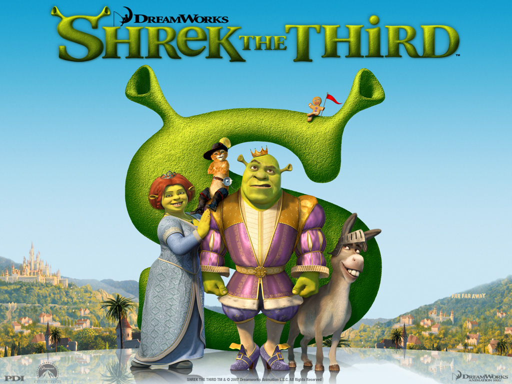 Shrek The Third Movie Cartoon HD Image Wallpaper For Phone