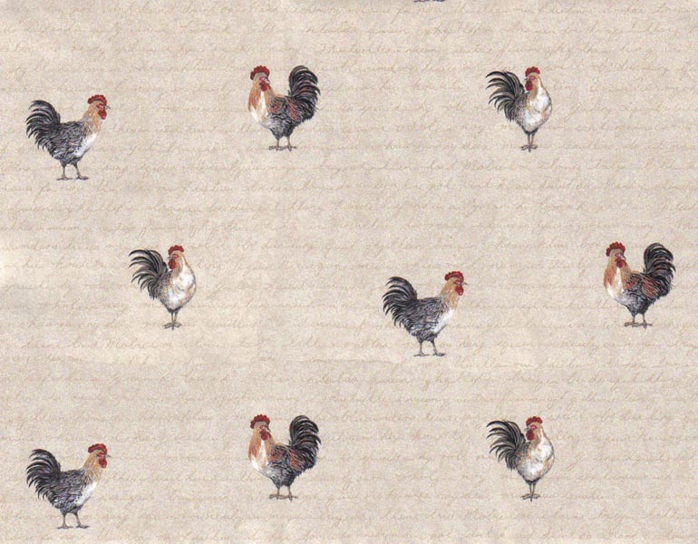 Details About Kitchen Country Roosters Wallpaper Wk9034