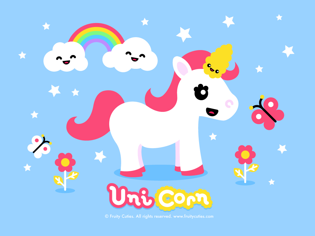 Cute Unicorn Wallpaper - WallpaperSafari