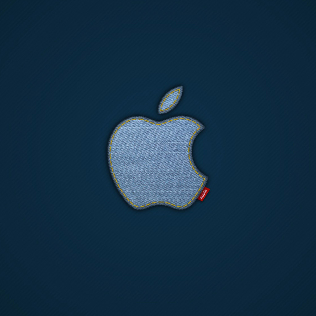 iPad Wallpaper Classic Apple Logo Mini