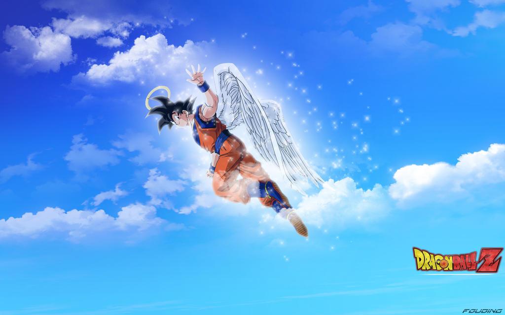 Wallpaper Dragon Ball Z Goku Angel By Fouding