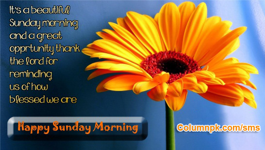 Sunday Wishes Happy Morning Quote Card Image Wallpaper