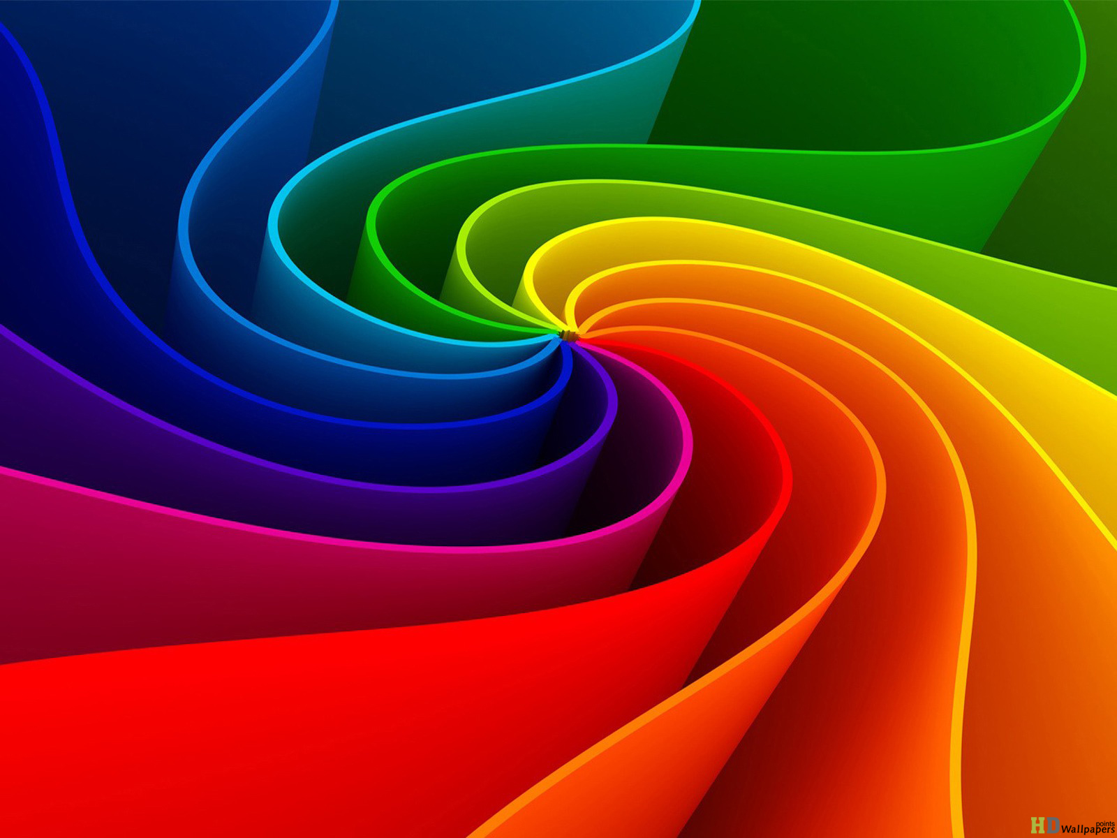 Rainbow 3d Wallpaper Hd