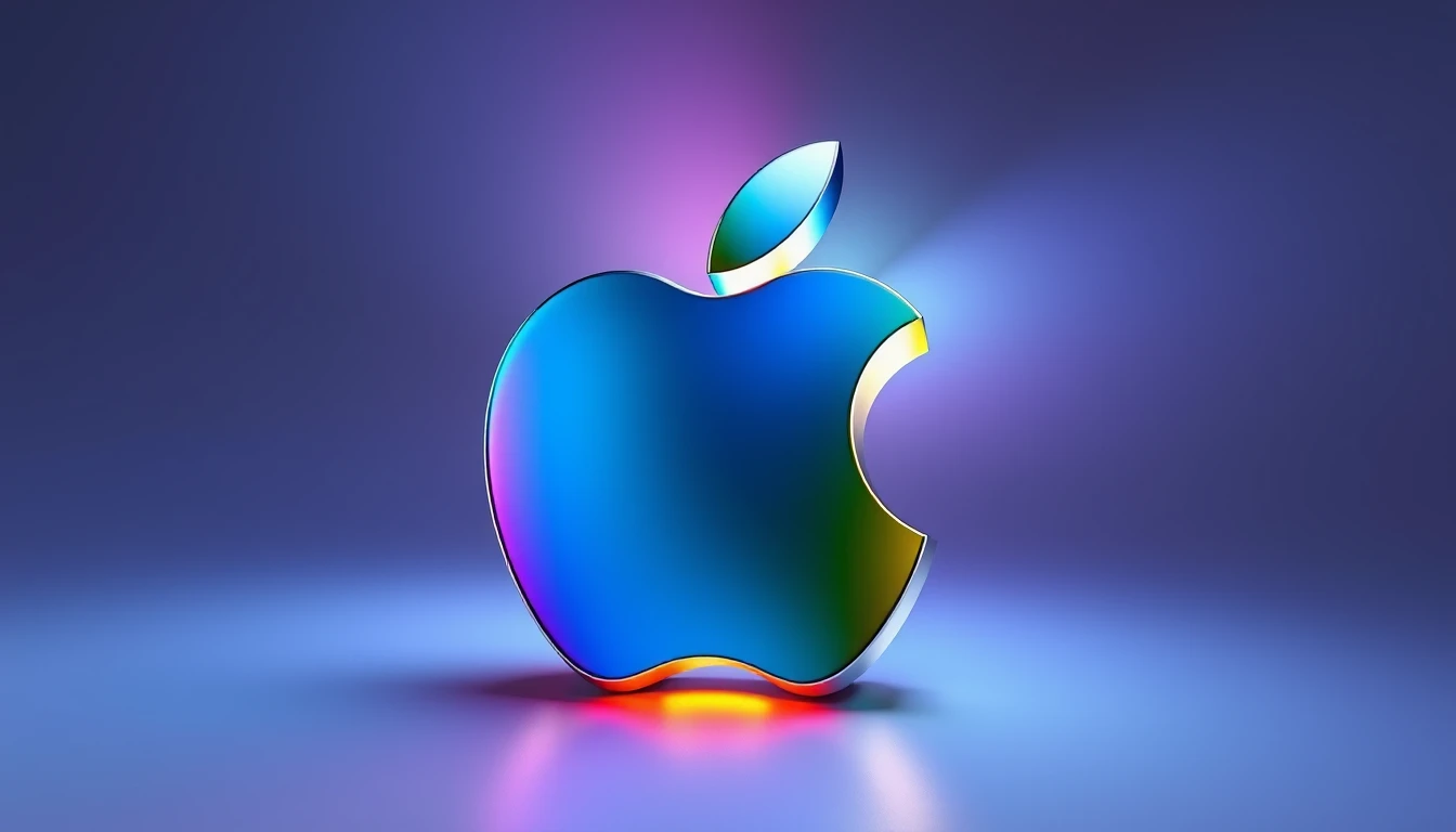 3d Apple Logo Wallpaper
